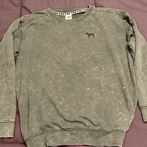 Pink marbled Gray size medium crewneck sweatshirt
